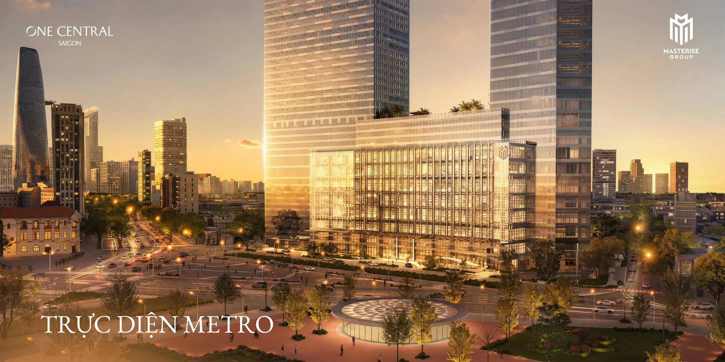 Vị trí trực diện Metro của One Central Saigon