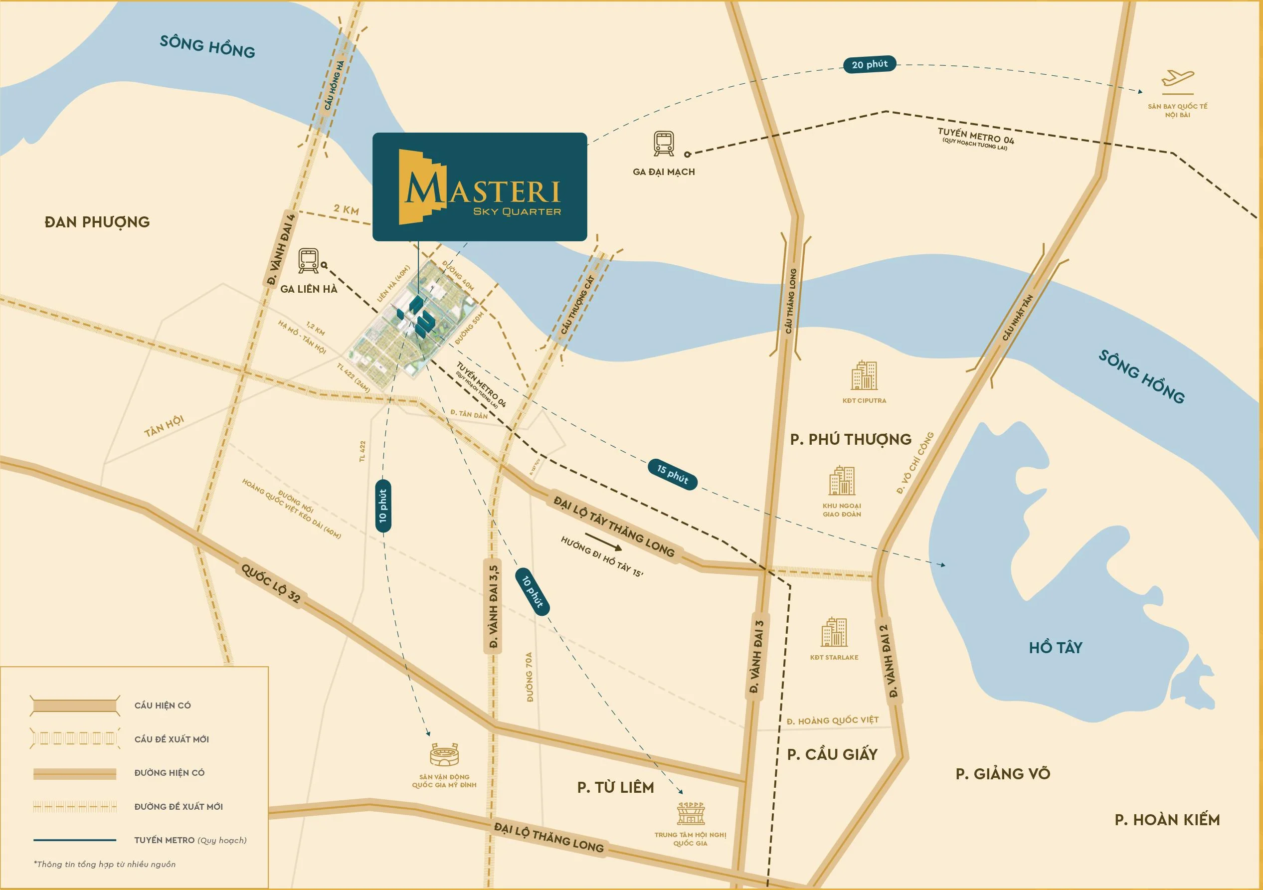 Bản đồ dự án Masteri Sky Quarter